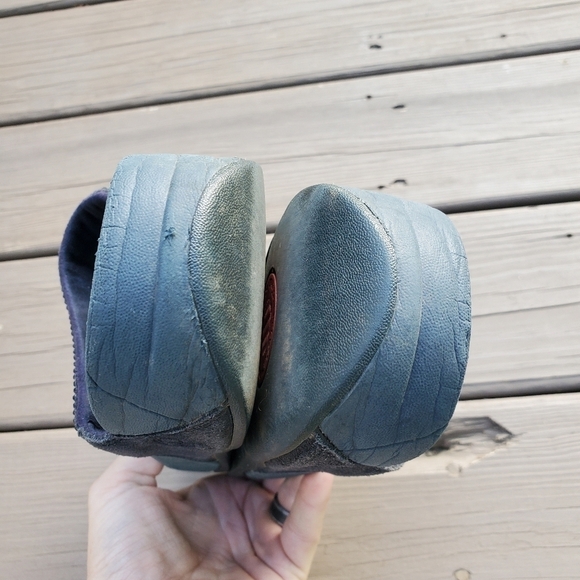 Fitflop Rokkit Supernavy Navy Blue Rhinestone Bling Suede Toe-Post Sandals 11 - Picture 7 of 9